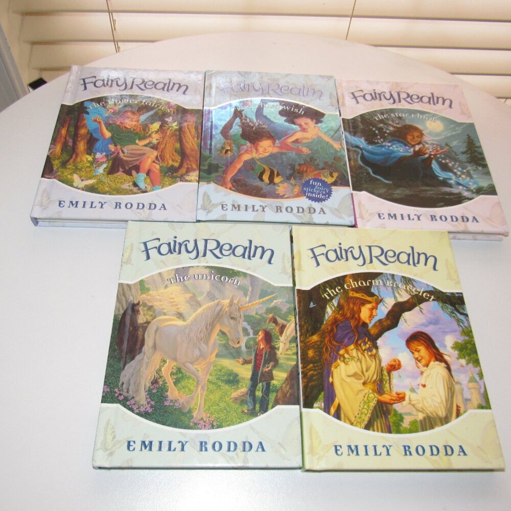 Fairy Realm by Emily Rodda – Lot of 5 Illustrated Hardcover Books – Fantasy Fun! - Picture 2 of 6